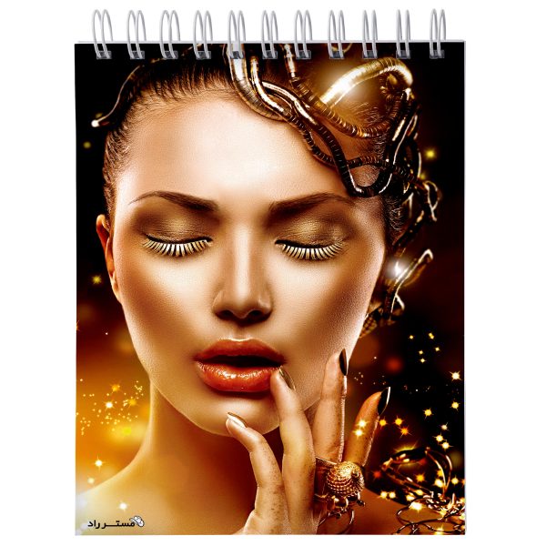 دفترچه یادداشت مستر راد 50 برگ طرح هنری کد 1202