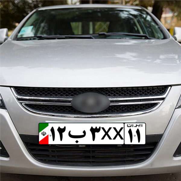 برچسب پلاک خودرو
