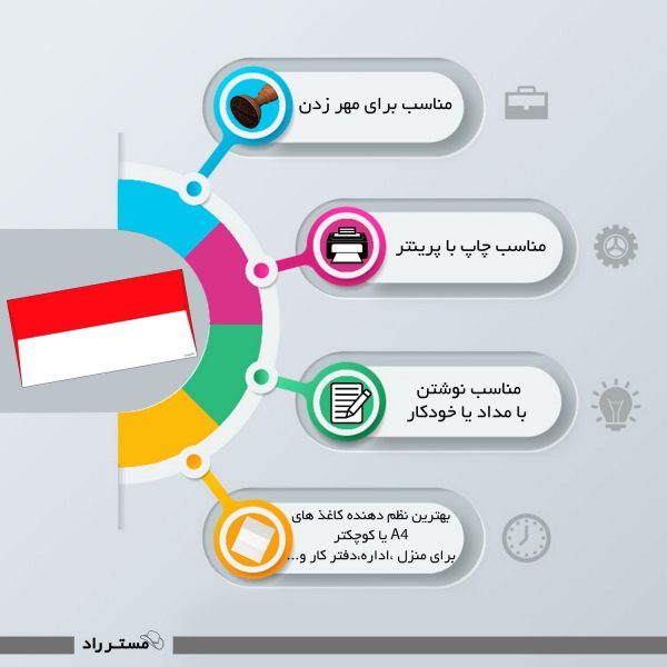 پاکت مستر راد مدل مدیریتی کد 1469بسته 10 عددی - Image 2