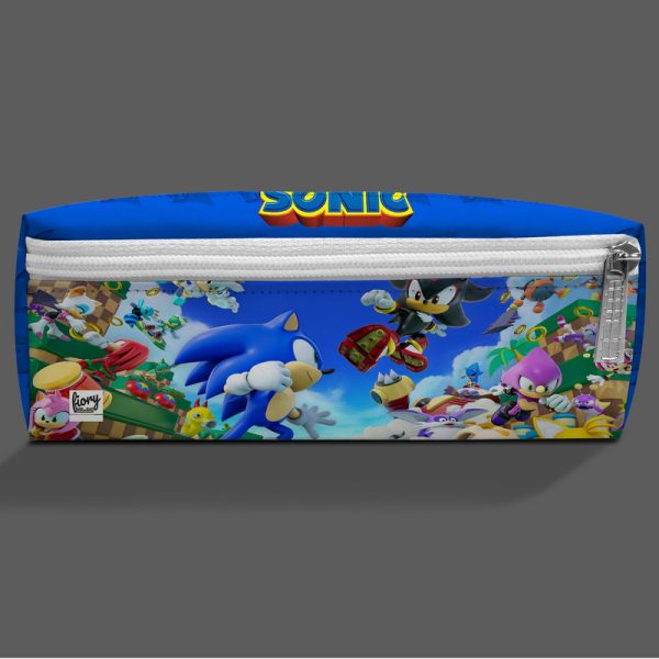 جامدادی مدل جامدادی مستر راد مدل سه زیپ طرح سونیک sonic کد 2831 fiory