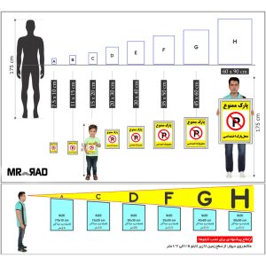 برچسب ایمنی مستر راد طرح پارک ممنوع محل پارک اختصاصی مدل HSE-OSHA-1354