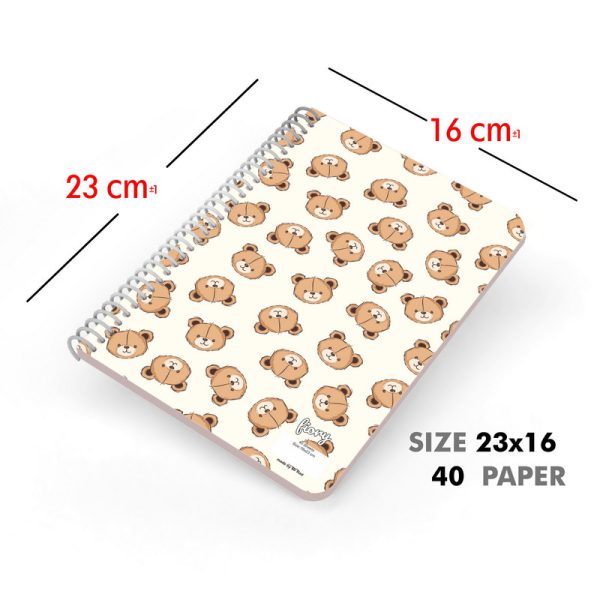 دفتر نقاشی 40 برگ مستر راد طرح خرس تدی کد fiory 2800