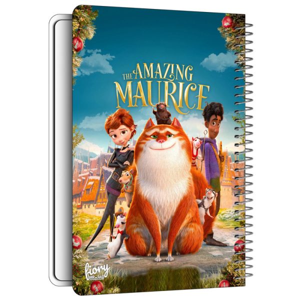 دفتر نقاشی 40 برگ مستر راد مدل موریس شگفت انگیز طرح amazing maurice کد fiory 2797