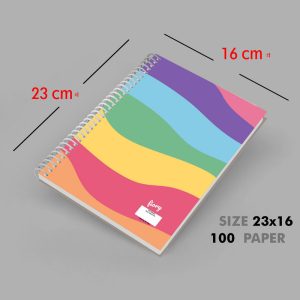 دفتر مشق 100 برگ مستر راد طرح پاستل کد fiory 2552
