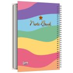 دفتر مشق 100 برگ مستر راد طرح پاستل کد fiory 2552