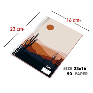 دفتر مشق 50 برگ مستر راد طرح ردآفتاب کد fiory 2702