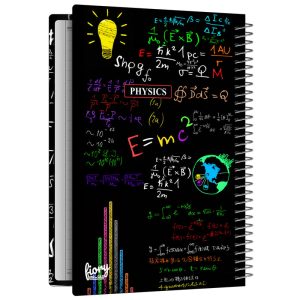 دفتر مشق 50 برگ مستر راد مدل فیزیک مدرن کد fiory 2605